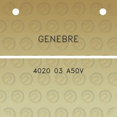 genebre-4020-03-a50v