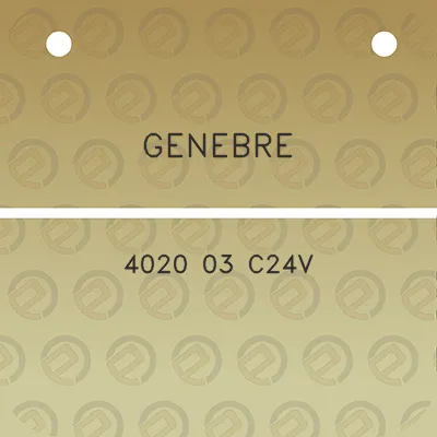 genebre-4020-03-c24v