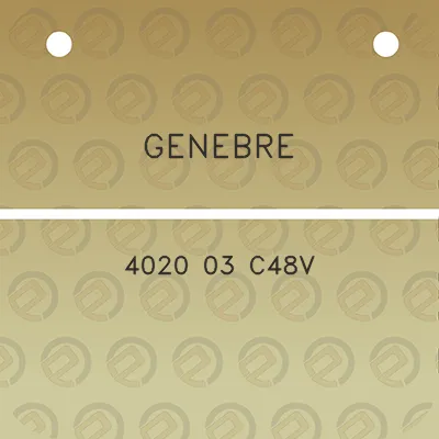 genebre-4020-03-c48v