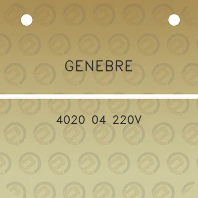 genebre-4020-04-220v