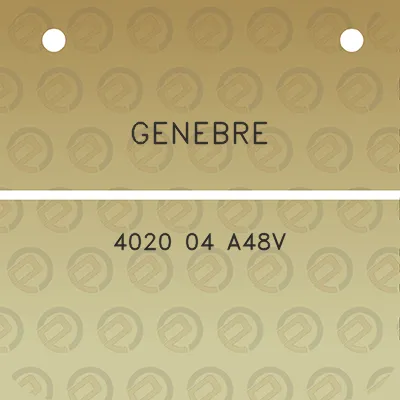 genebre-4020-04-a48v