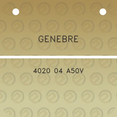 genebre-4020-04-a50v