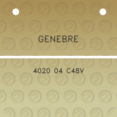 genebre-4020-04-c48v