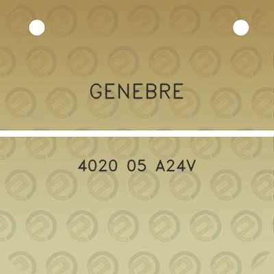 genebre-4020-05-a24v