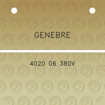 genebre-4020-06-380v