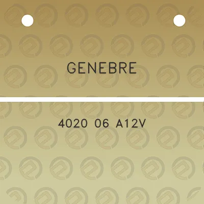 genebre-4020-06-a12v