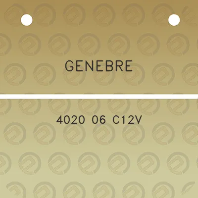 genebre-4020-06-c12v