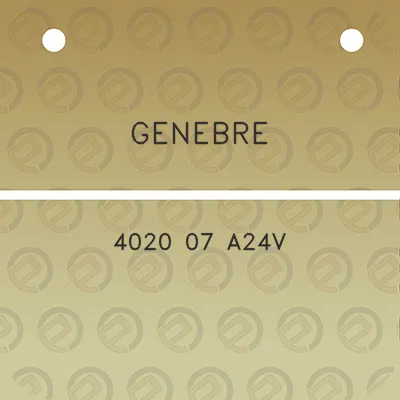 genebre-4020-07-a24v