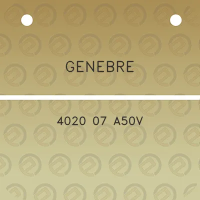 genebre-4020-07-a50v