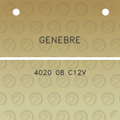 genebre-4020-08-c12v