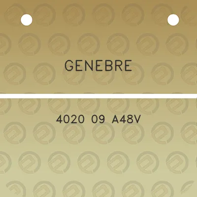 genebre-4020-09-a48v