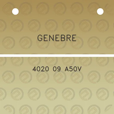 genebre-4020-09-a50v