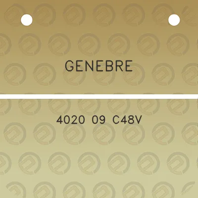 genebre-4020-09-c48v