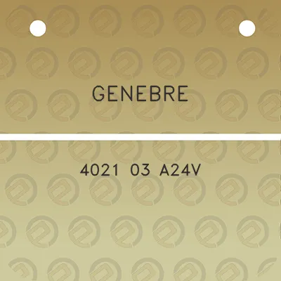 genebre-4021-03-a24v