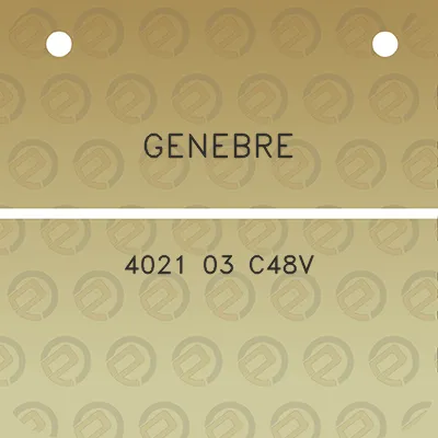 genebre-4021-03-c48v