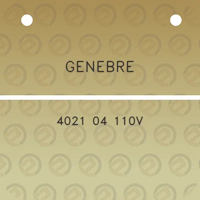 genebre-4021-04-110v