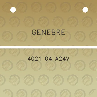 genebre-4021-04-a24v