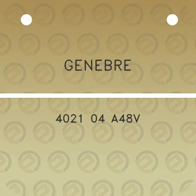 genebre-4021-04-a48v