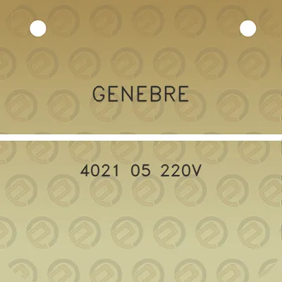 genebre-4021-05-220v