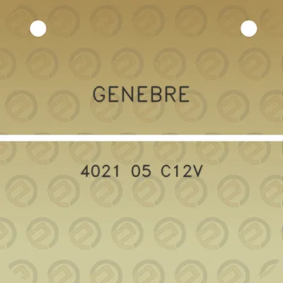 genebre-4021-05-c12v