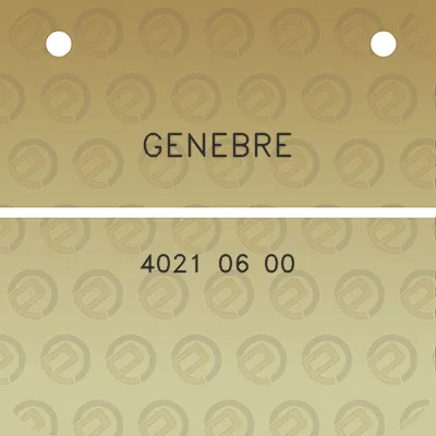 genebre-4021-06-00