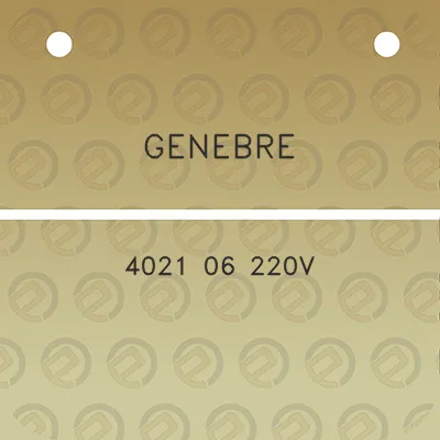 genebre-4021-06-220v