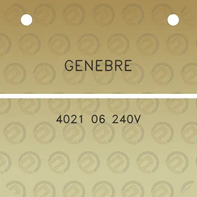 genebre-4021-06-240v