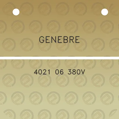 genebre-4021-06-380v