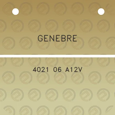 genebre-4021-06-a12v