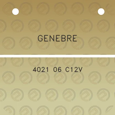 genebre-4021-06-c12v