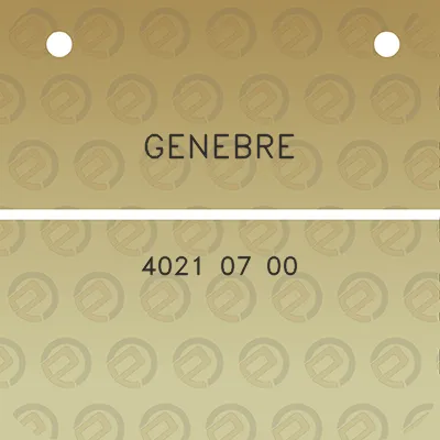 genebre-4021-07-00