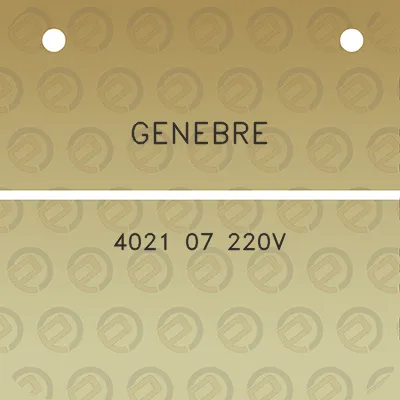 genebre-4021-07-220v