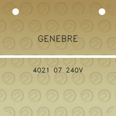 genebre-4021-07-240v