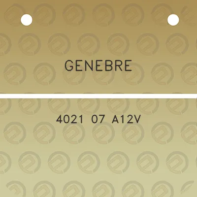 genebre-4021-07-a12v