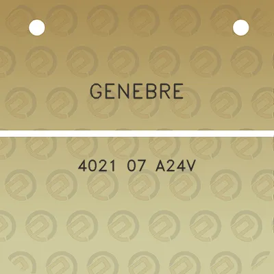 genebre-4021-07-a24v