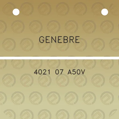 genebre-4021-07-a50v