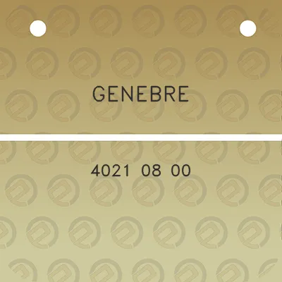 genebre-4021-08-00