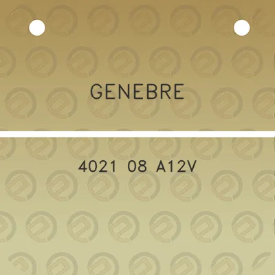 genebre-4021-08-a12v