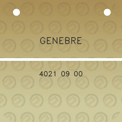 genebre-4021-09-00