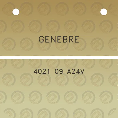 genebre-4021-09-a24v