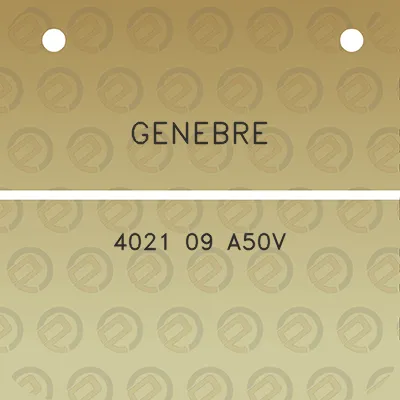 genebre-4021-09-a50v