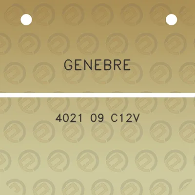 genebre-4021-09-c12v