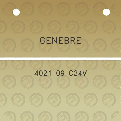 genebre-4021-09-c24v