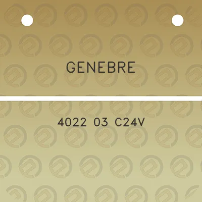 genebre-4022-03-c24v