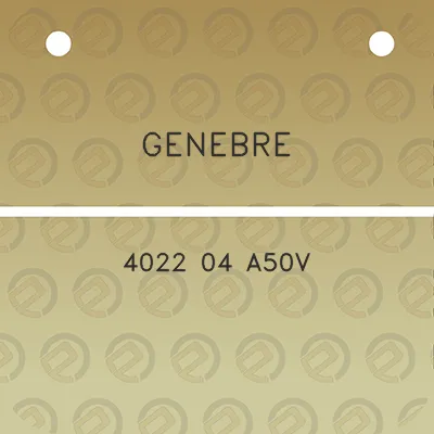 genebre-4022-04-a50v