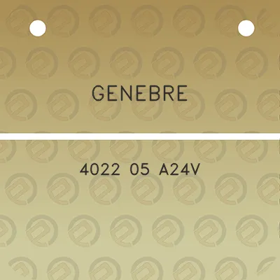 genebre-4022-05-a24v