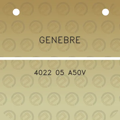 genebre-4022-05-a50v