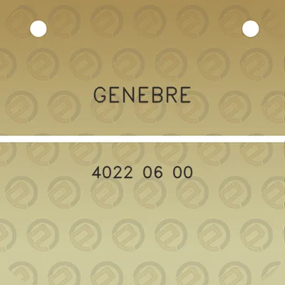 genebre-4022-06-00