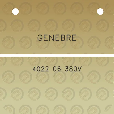 genebre-4022-06-380v