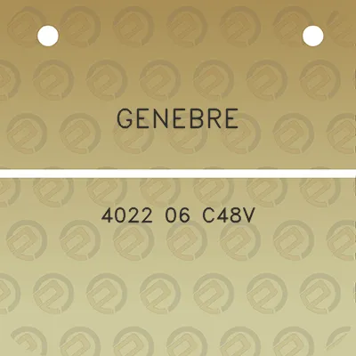 genebre-4022-06-c48v